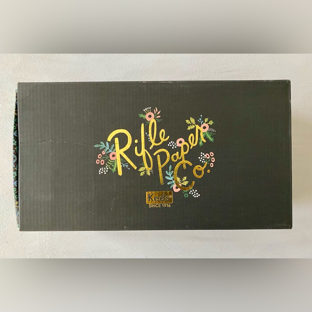 Keds x Rifle Paper Co. Les Fleurs Floral Black Sz 11W Women's Sneakers Shoes NWT - Picture 8 of 8